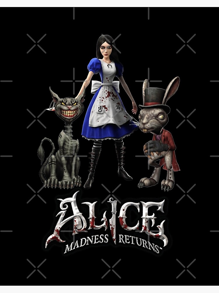 Alice: Madness Returns-Alice Liddell, Cheshire Cat, White Rabbit | Poster