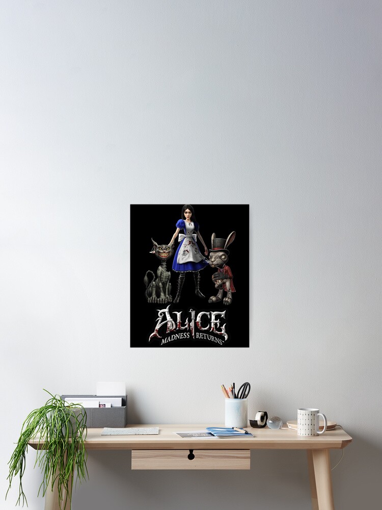 Alice: Madness Returns-Alice Liddell, Cheshire Cat, White Rabbit | Poster