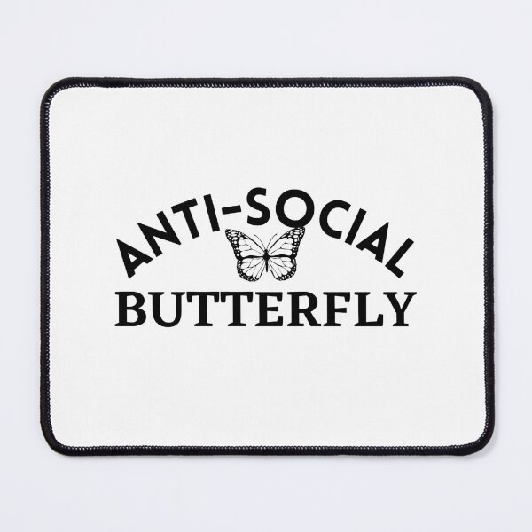 Item preview, Anti social butterfly  designed and sold by Dressculture.