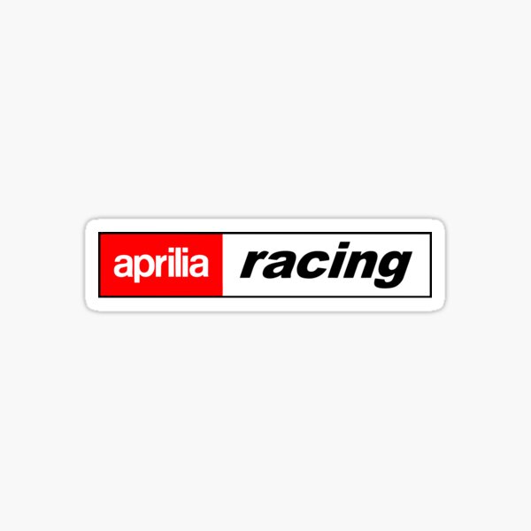 Aprilia-Rennen Sticker