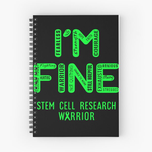 Item preview, Stem Cell Research Warrior - I Am FINE, Support Stem Cell Research Warrior Support Gifts designed and sold by RidnerStore.