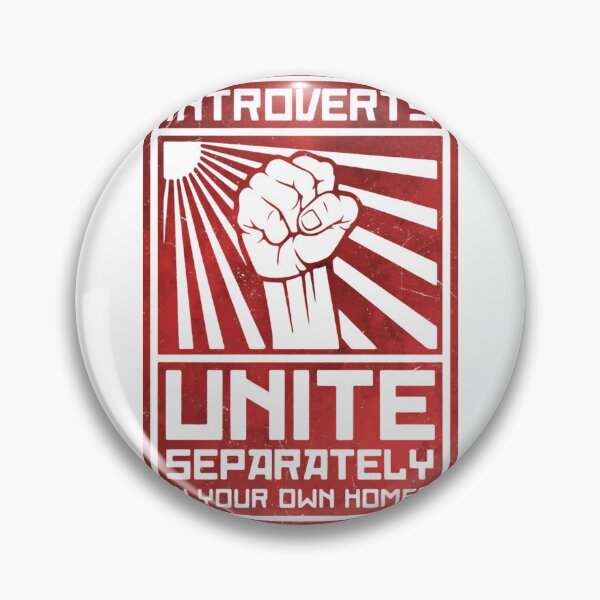 Item preview, Introverts Unite  Sticker designed and sold by TristanJacksa.