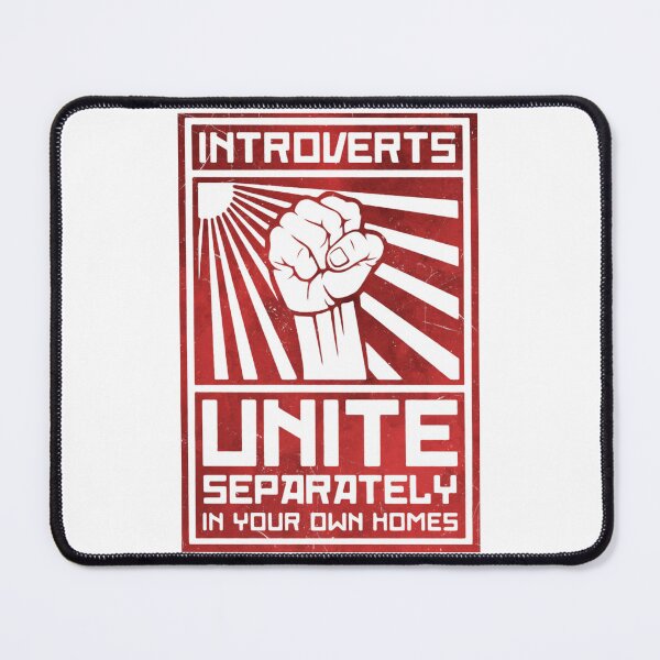 Item preview, Introverts Unite  Sticker designed and sold by TristanJacksa.