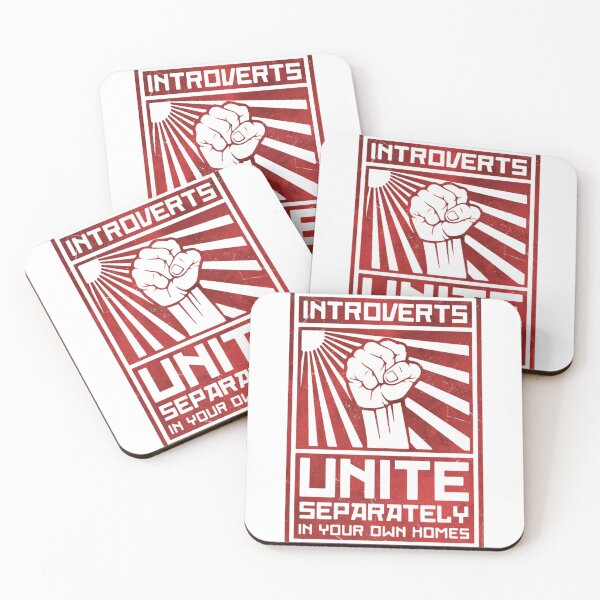 Item preview, Introverts Unite  Sticker designed and sold by TristanJacksa.