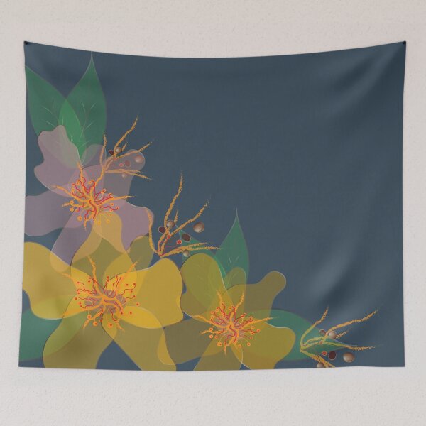 Item preview,  Delicate Flowers Blue designed and sold by ChantalDesign.