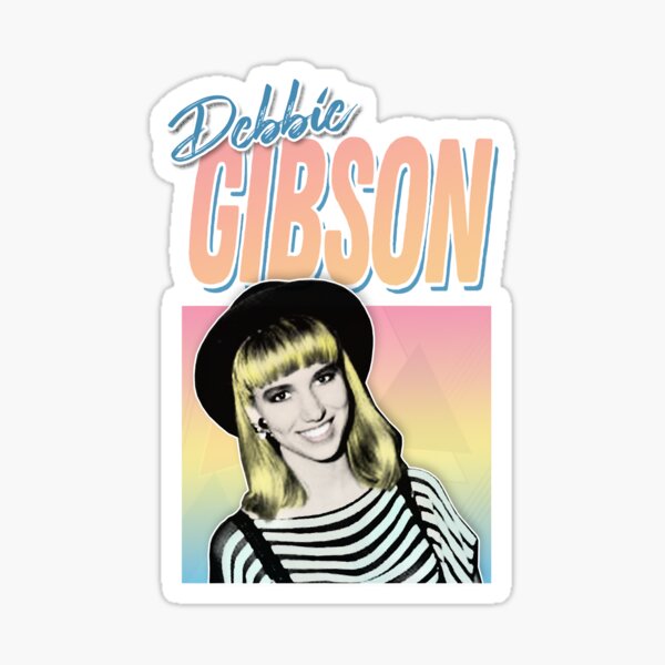 Vintage Debbie Gibson 80s Styled Aesthetic Design Sticker By Mikebins1998 Redbubble 9087