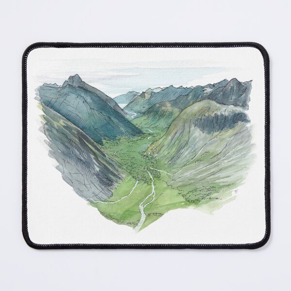 Item preview, Gertrude Saddle View Watercolour designed and sold by Tom Napper Design.