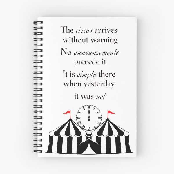 Item preview, The Circus Arrives Without Warning designed and sold by Loveofbookshop.
