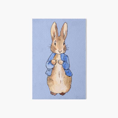 peter rabbit  Print poster a4 paint splatter picture UNFRAMEd nursery 