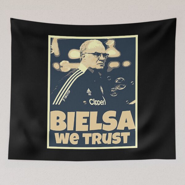 Aperçu de l'œuvre Cadeaux d'anniversaire Leeds United Marcelo In Bielsa We Trust créée et vendue par NatUpton2011.