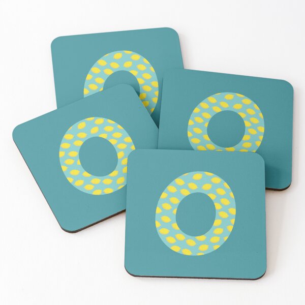 Item preview, Lemon Summer Monogram Alphabet Letter O - Initial designed and sold by Karen Ekdahl.
