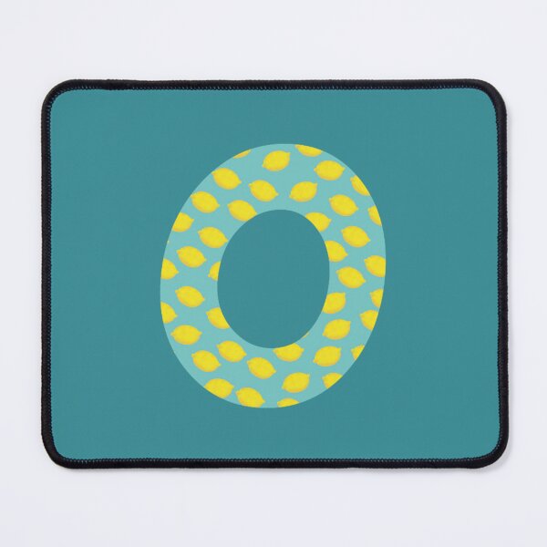 Item preview, Lemon Summer Monogram Alphabet Letter O - Initial designed and sold by Karen Ekdahl.