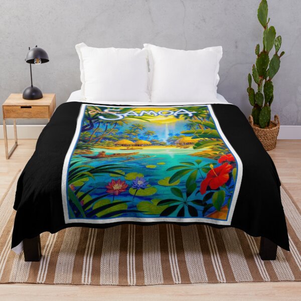 Item preview, SAMOA; Vintage Travel and Tourism Advertising Print Classic designed and sold by wygalorebaug.