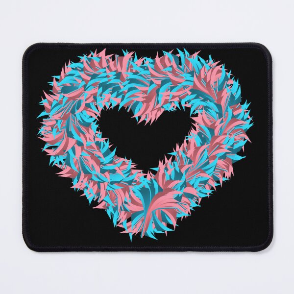 Item preview, Fuzzy heart designed and sold by pnkpopcorn.