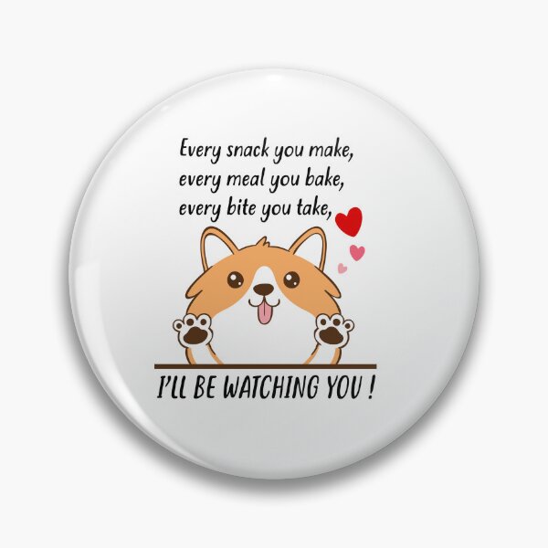 Item preview, I'll Be Watching You Funny Dog Design designed and sold by webpatty.