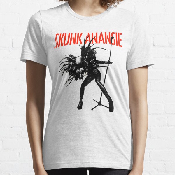 T-Shirt Skunk Anansie T-Shirt Design Stencil of Singer Skin with Logo