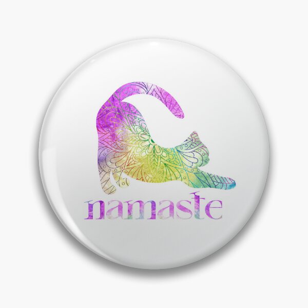 Item preview, Yoga Kitty - Namaste designed and sold by PompettiDesigns.