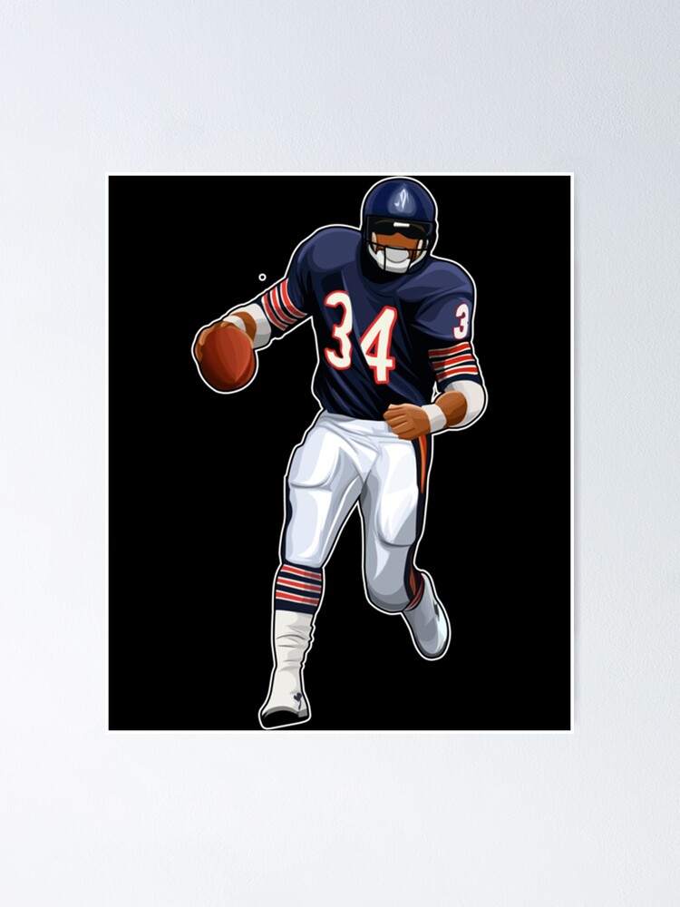 Walter Payton - Sweetness ' Poster for Sale by RitualShirtsss