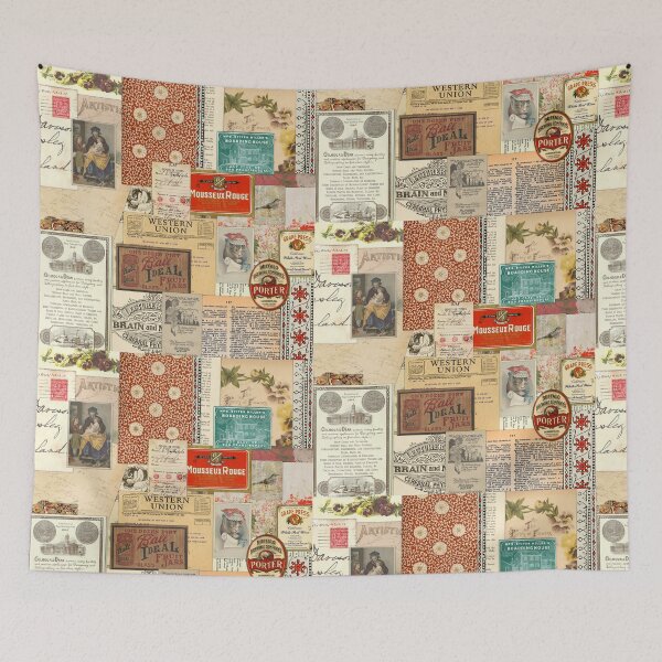 Item preview, Ephemera Collage One designed and sold by Marcee Duggar.