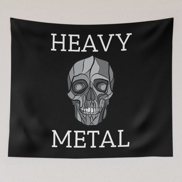 Item preview, H.eavy M.etal Skull designed and sold by TroyEDavis8.