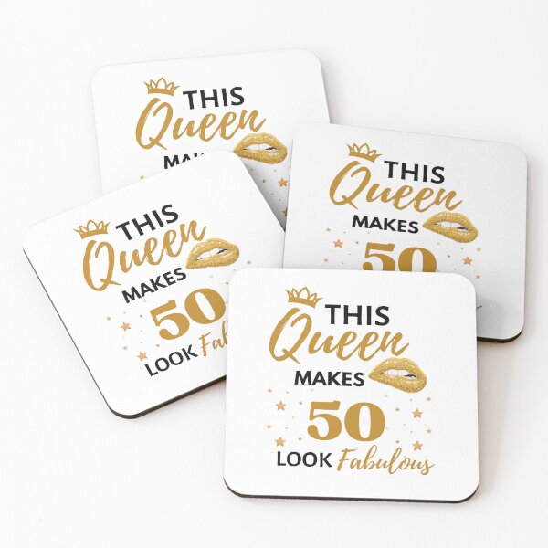 Item preview, Funny This Queen Makes 50 Look Fabulous Quote 50th birthday Gift For Her designed and sold by Run to Creations.
