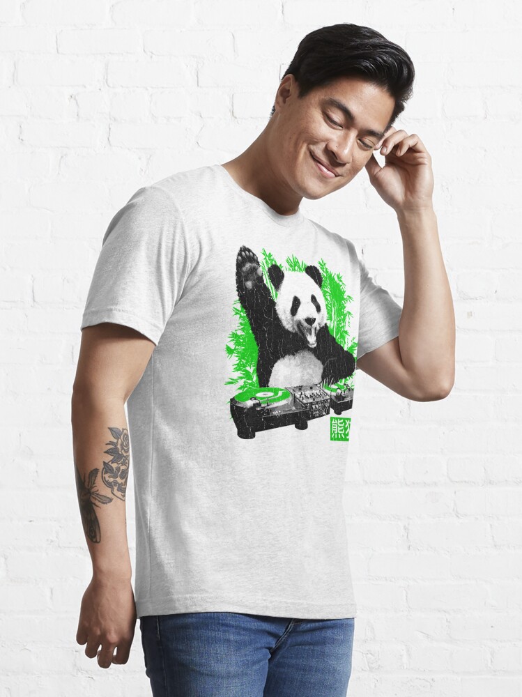 DJ Panda (vintage distressed look) Essential T-Shirt for Sale by