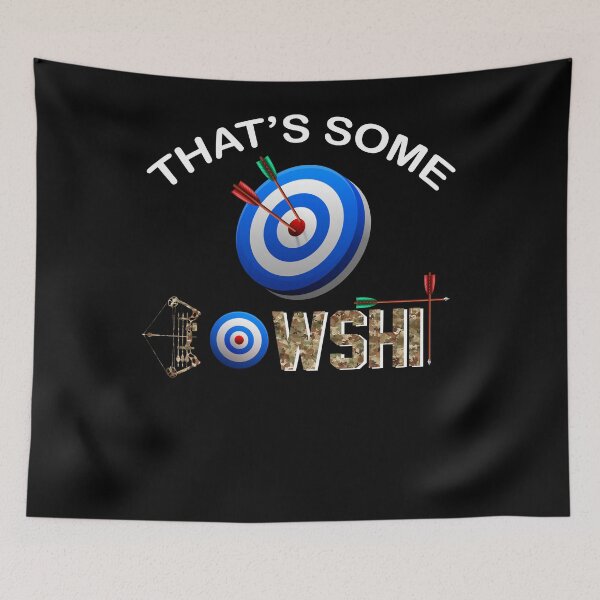 Item preview, That's Some Bowshit Funny Archery Bow Arrow Target designed and sold by michellexkelly.
