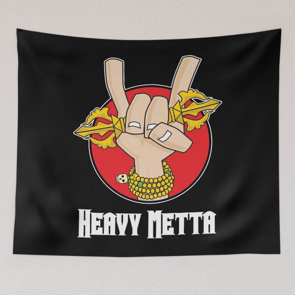 Item preview, H.eavy Metta Dharma M.etal Horns designed and sold by TroyEDavis8.