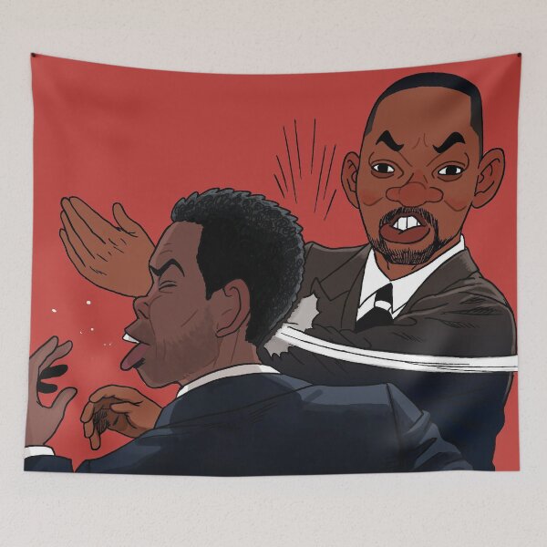 Item preview, Will Smith Slaps Chris Rock Meme Oscar 2022 designed and sold by PansyBoyd.