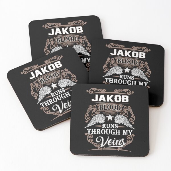 Artikelvorschau, Jakob Name T Shirt - Jakob Blut läuft durch mein Adern Geschenkartikel T-Shirt entworfen und verkauft von anthonyodo.