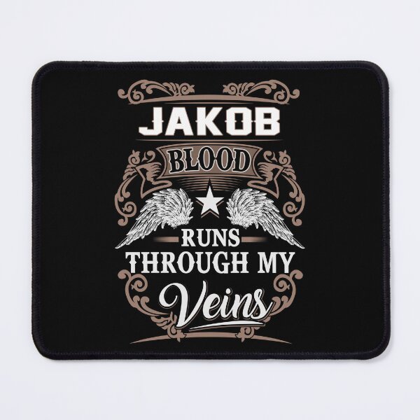 Artikelvorschau, Jakob Name T Shirt - Jakob Blut läuft durch mein Adern Geschenkartikel T-Shirt entworfen und verkauft von anthonyodo.