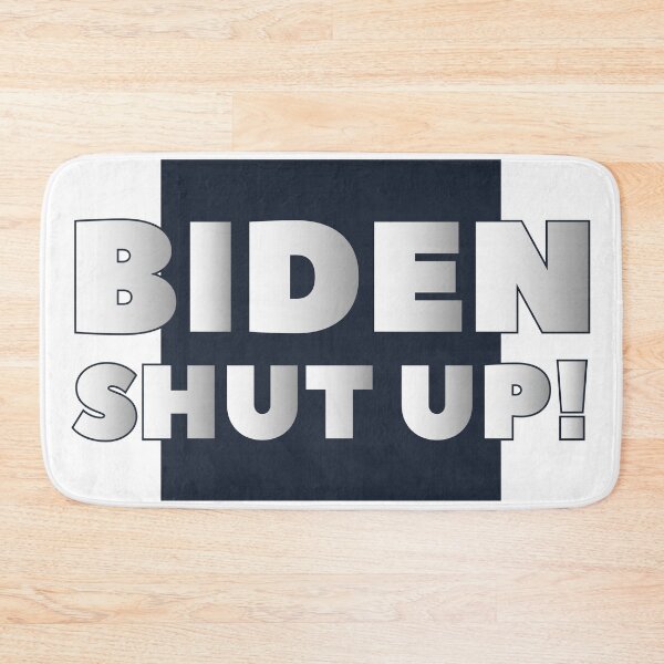 Item preview, The inscription, Biden, shut up, on the background of a dark square designed and sold by GAleksS.