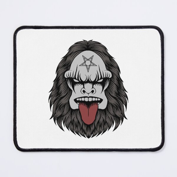 Item preview, Heavy Metal Bigfoot design-gift for Bigfoot lovers designed and sold by BRtisticDesigns.