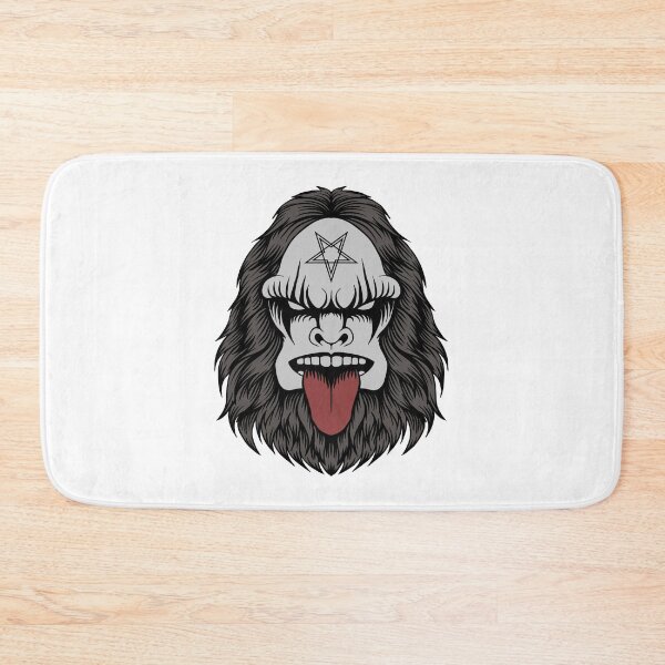 Item preview, Heavy Metal Bigfoot design-gift for Bigfoot lovers designed and sold by BRtisticDesigns.