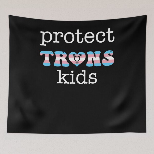 Aperçu de l'œuvre Protect Trans Kids Transgender LGBT Pride Tee créée et vendue par michellexkelly.