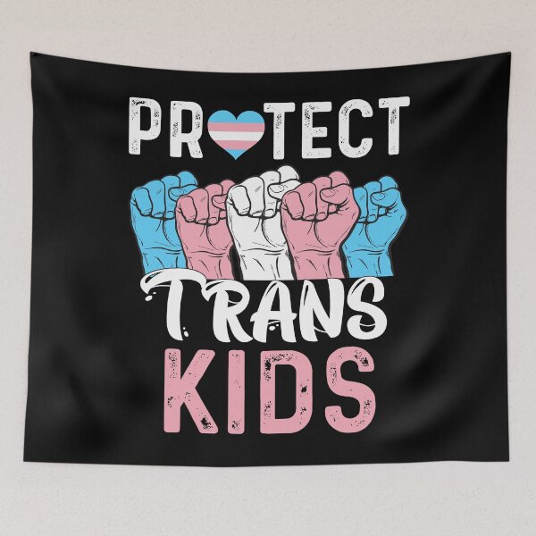 Aperçu de l'œuvre Protect Trans Kids Transgender LGBT Pride Tee créée et vendue par michellexkelly.