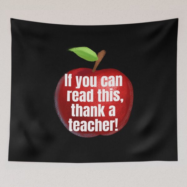 Item preview, If you can Read this Thank a Teacher designed and sold by Peter Stawicki.