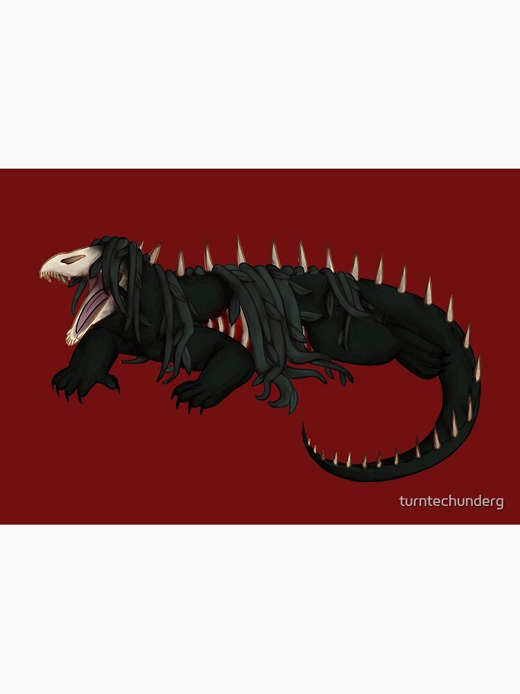 SCP-682 Hard-to-Destroy Reptile *HIGH QUALITY* | Art Board Print