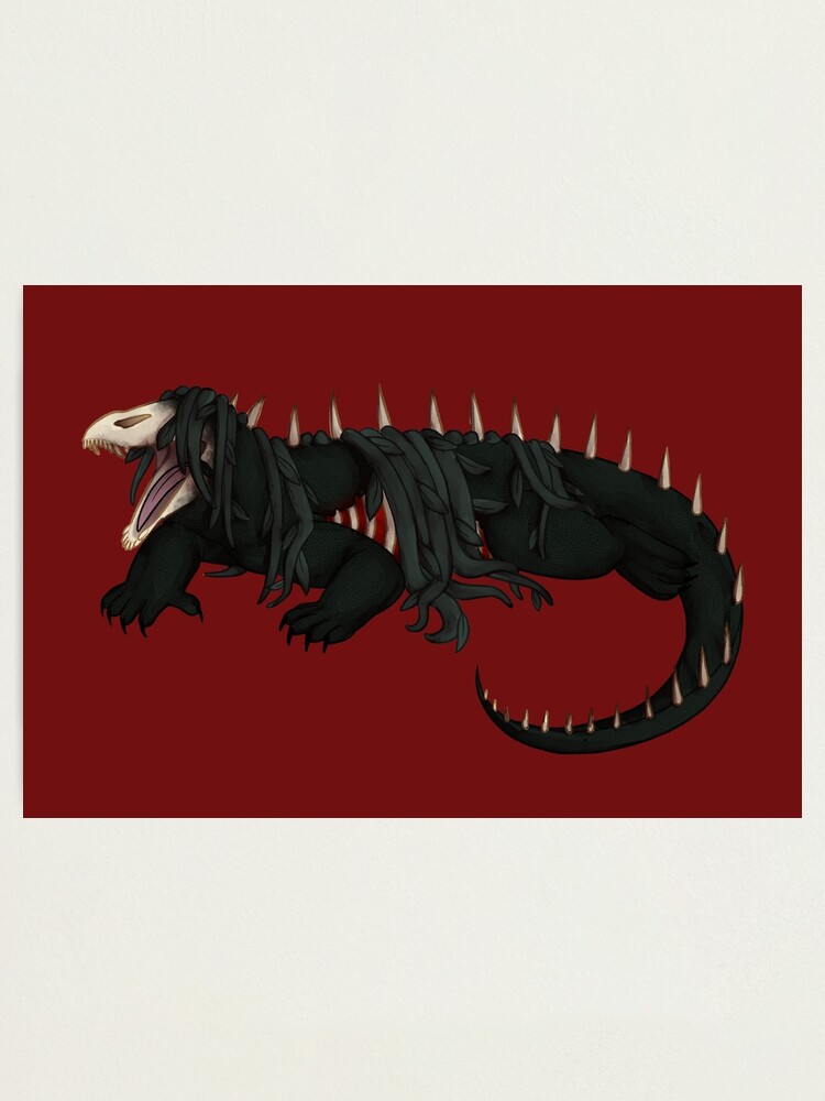 SCP-682 Hard-to-Destroy Reptile *HIGH QUALITY* | Art Board Print