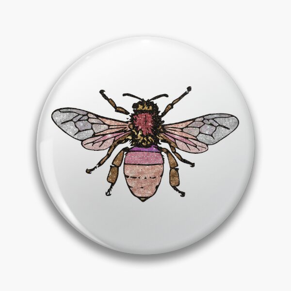 Item preview, Glitter bee – pink tones designed and sold by Lolly's Lane Shoppe.