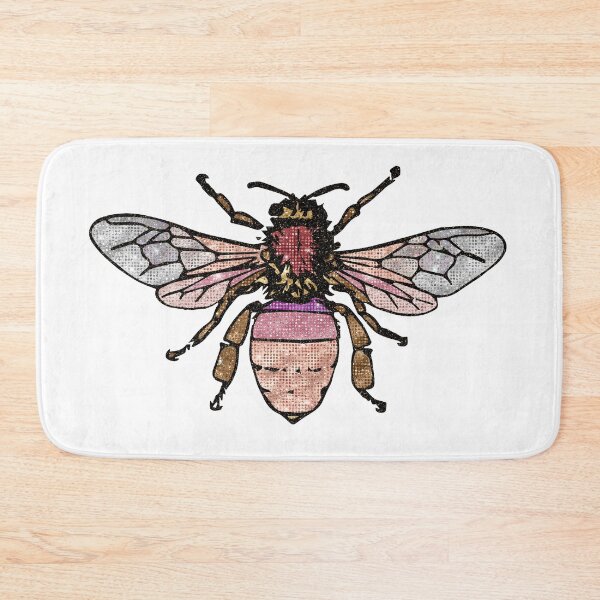 Item preview, Glitter bee – pink tones designed and sold by Lolly's Lane Shoppe.