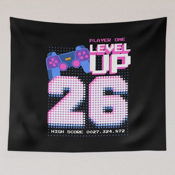 Item preview, Player One Level Up 26 designed and sold by patternprint1.