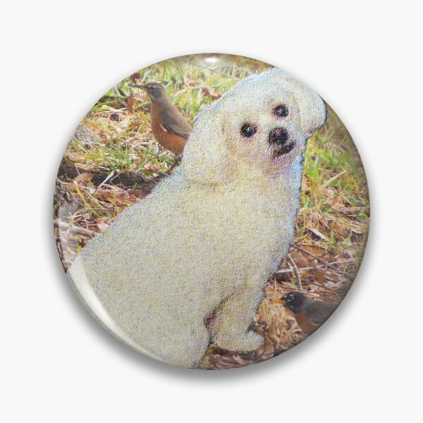 Item preview, Maltese Pup with Robins designed and sold by kristalcurt.