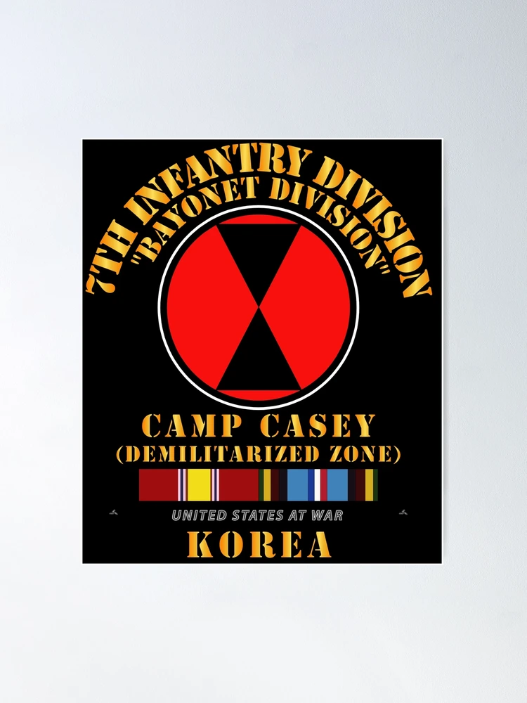 Army - 7th Infantry Division - Korea - Cp Casey w SVC
