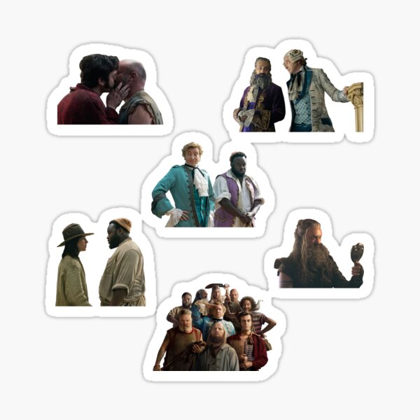 Notre drapeau signifie la mort Season One Cast Set / Pattern Sticker