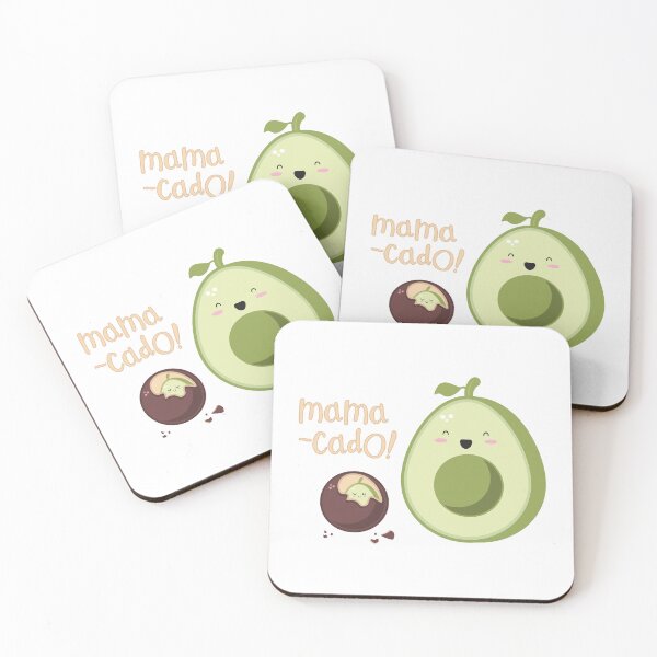 Item preview, Avocado mamacado kawaii design designed and sold by high5doodle.