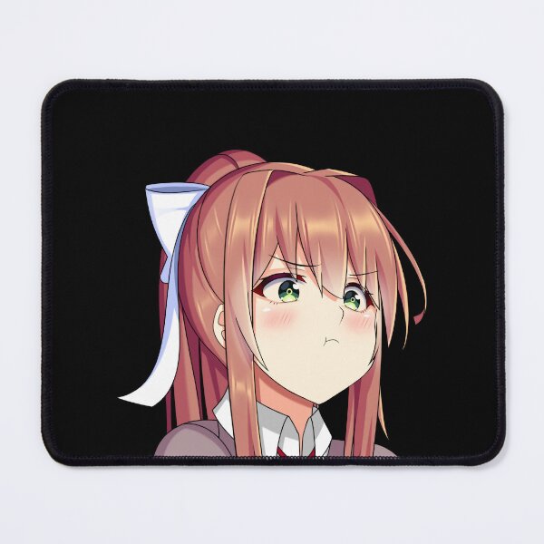 Item preview, Monika Cute Kawaii Anime Girl Pouting designed and sold by Kawaiifu69.