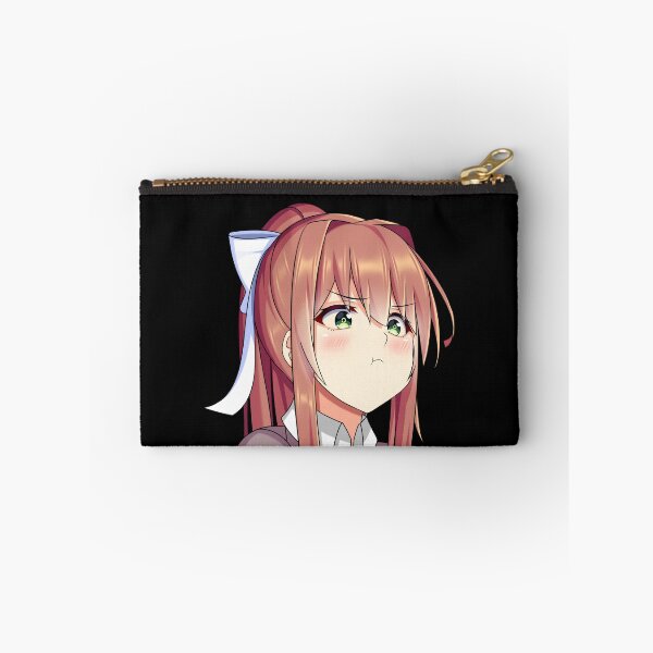 Item preview, Monika Cute Kawaii Anime Girl Pouting designed and sold by Kawaiifu69.