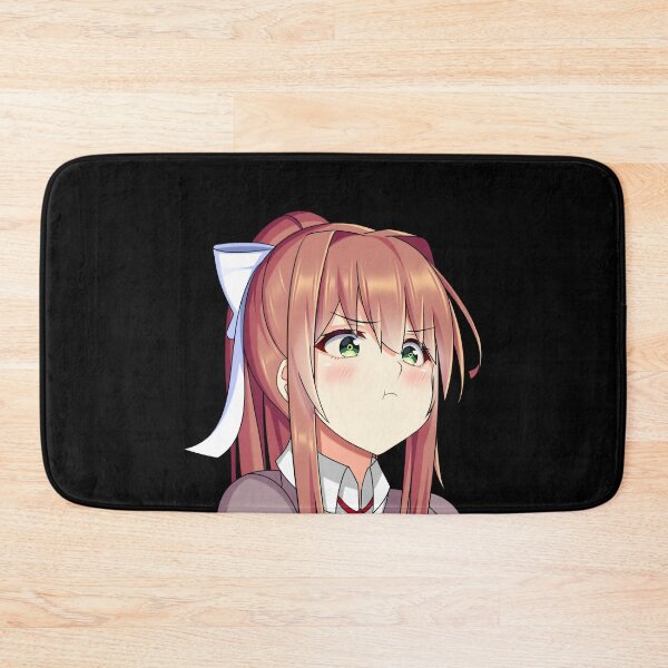 Item preview, Monika Cute Kawaii Anime Girl Pouting designed and sold by Kawaiifu69.