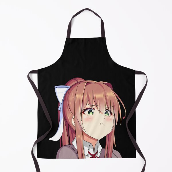 Item preview, Monika Cute Kawaii Anime Girl Pouting designed and sold by Kawaiifu69.